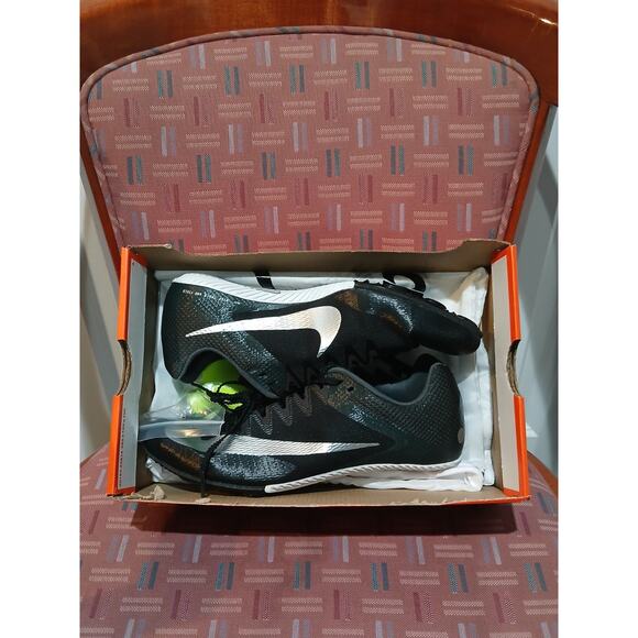 New Men's 8 Nike Zoom Rival Sprinter Track & Field Spikes Black DC8753-001 - Picture 6 of 7